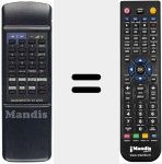 T&eacute;l&eacute;commande pour remplacer DIGICOMPUTER28KEYS