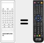 T&eacute;l&eacute;commande pour remplacer DIGICOMPUTER43