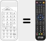 T&eacute;l&eacute;commande pour remplacer DIGICOMPUTEROSD