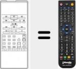 T&eacute;l&eacute;commande pour remplacer AV5605