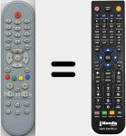 Télécommande pour remplacer RC152372000