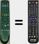 T&eacute;l&eacute;commande pour remplacer RCDHR820XU