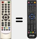 T&eacute;l&eacute;commande pour remplacer RCVSTBAW09