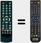 T&eacute;l&eacute;commande pour remplacer STB1AW09PLUS