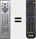 T&eacute;l&eacute;commande pour remplacer RC41EL