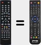 Télécommande pour remplacer RG405PVRS7