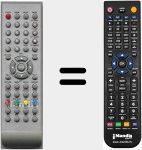 T&eacute;l&eacute;commande pour remplacer RC49EXC