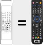 Télécommande pour remplacer FT55X