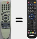 Télécommande pour remplacer TDT4VERS2