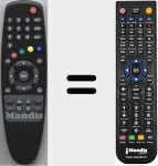 T&eacute;l&eacute;commande pour remplacer TDT10