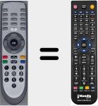 Télécommande pour remplacer ODE850 (21080037)