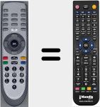 T&eacute;l&eacute;commande pour remplacer 21005060