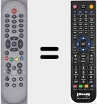 Comandament a dist&agrave;ncia substitut de F2LIGHTVERS2