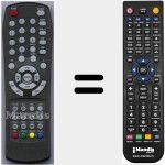 T&eacute;l&eacute;commande pour remplacer RC47TXT