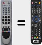 Télécommande pour remplacer RC3000