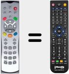 T&eacute;l&eacute;commande pour remplacer TP 186