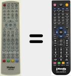 T&eacute;l&eacute;commande pour remplacer HTR-273U (0094013897U)