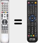 T&eacute;l&eacute;commande pour remplacer RL06R002W