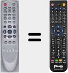 T&eacute;l&eacute;commande pour remplacer CSR50FTA