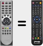 T&eacute;l&eacute;commande pour remplacer RC404