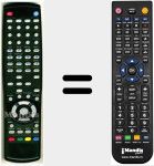 T&eacute;l&eacute;commande pour remplacer S8000CIPVR