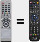 T&eacute;l&eacute;commande pour remplacer IRC8000C