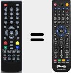 T&eacute;l&eacute;commande pour remplacer TDT5500