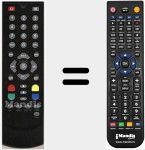 T&eacute;l&eacute;commande pour remplacer RCT5000