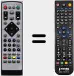 T&eacute;l&eacute;commande pour remplacer NJOY160HD