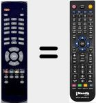 T&eacute;l&eacute;commande pour remplacer DVBS410