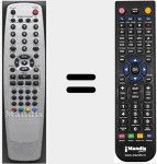 T&eacute;l&eacute;commande pour remplacer RU3730