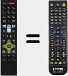 T&eacute;l&eacute;commande pour remplacer RCU671