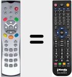 T&eacute;l&eacute;commande pour remplacer URC660CI