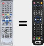 T&eacute;l&eacute;commande pour remplacer LVD162