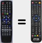 T&eacute;l&eacute;commande pour remplacer LVD162B