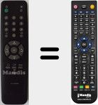 T&eacute;l&eacute;commande pour remplacer 6710V00039A