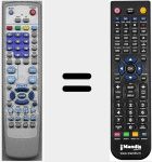 T&eacute;l&eacute;commande pour remplacer LCD19N6DVD