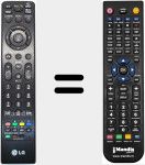 T&eacute;l&eacute;commande pour remplacer MKJ42519626