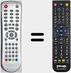 Télécommande pour remplacer RC48TFDVD