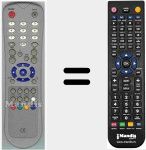 T&eacute;l&eacute;commande pour remplacer RC2000