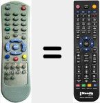 T&eacute;l&eacute;commande pour remplacer RC35MST