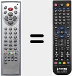 Télécommande pour remplacer RC41NE