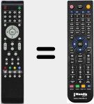 T&eacute;l&eacute;commande pour remplacer RC49TVTXTB