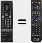 Télécommande pour remplacer RC810201