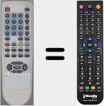 T&eacute;l&eacute;commande pour remplacer RC38SL