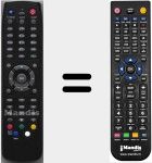 T&eacute;l&eacute;commande pour remplacer P702829001