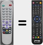 T&eacute;l&eacute;commande pour remplacer DVB1000S