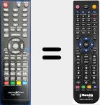 Télécommande pour remplacer TDD1500