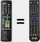 T&eacute;l&eacute;commande pour remplacer 63032 (663F0304A2KD)