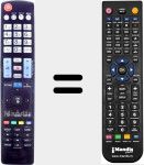 Télécommande pour remplacer AKB73615397